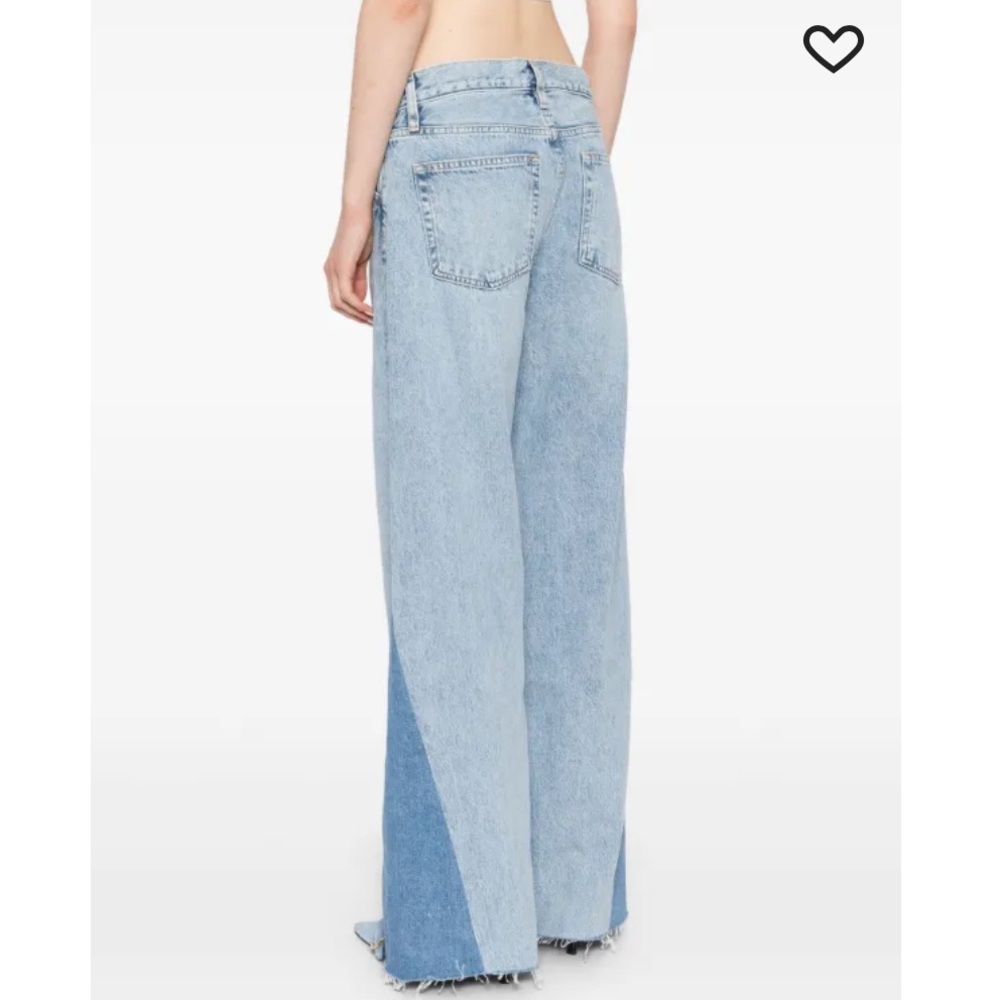 FRAME Le Baggy Palazzo Outseam Jeans, NWT! - Picture 4 of 7